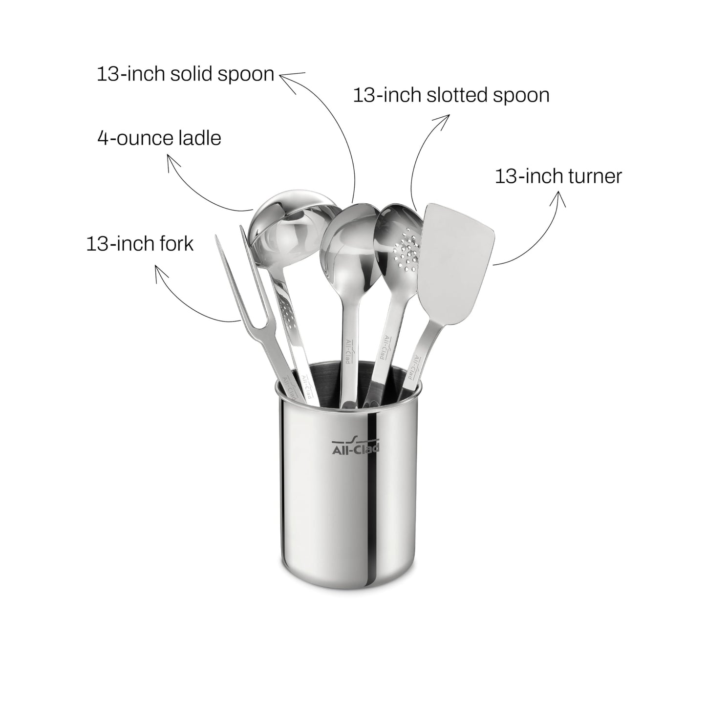 All-Clad Professional Stainless Steel Kitchen Tools