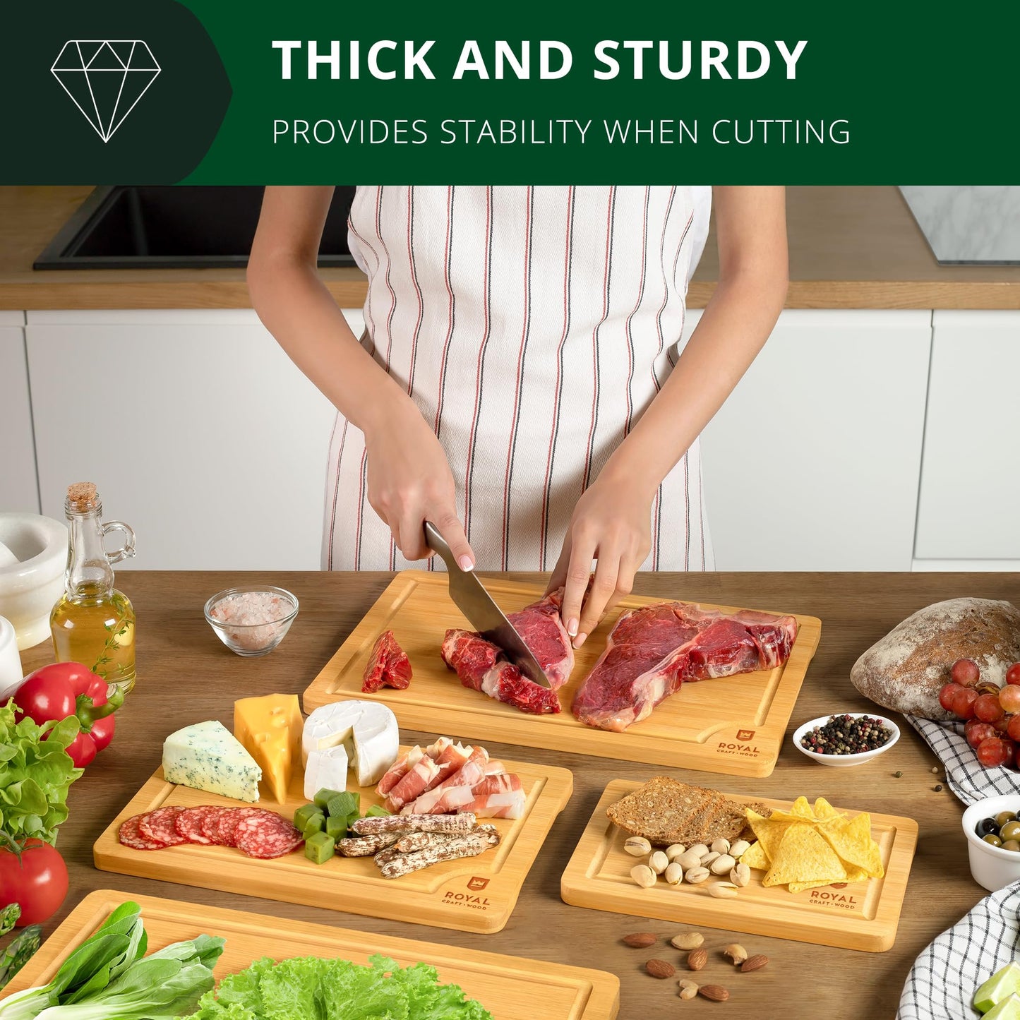 Bamboo Wooden Cutting Boards