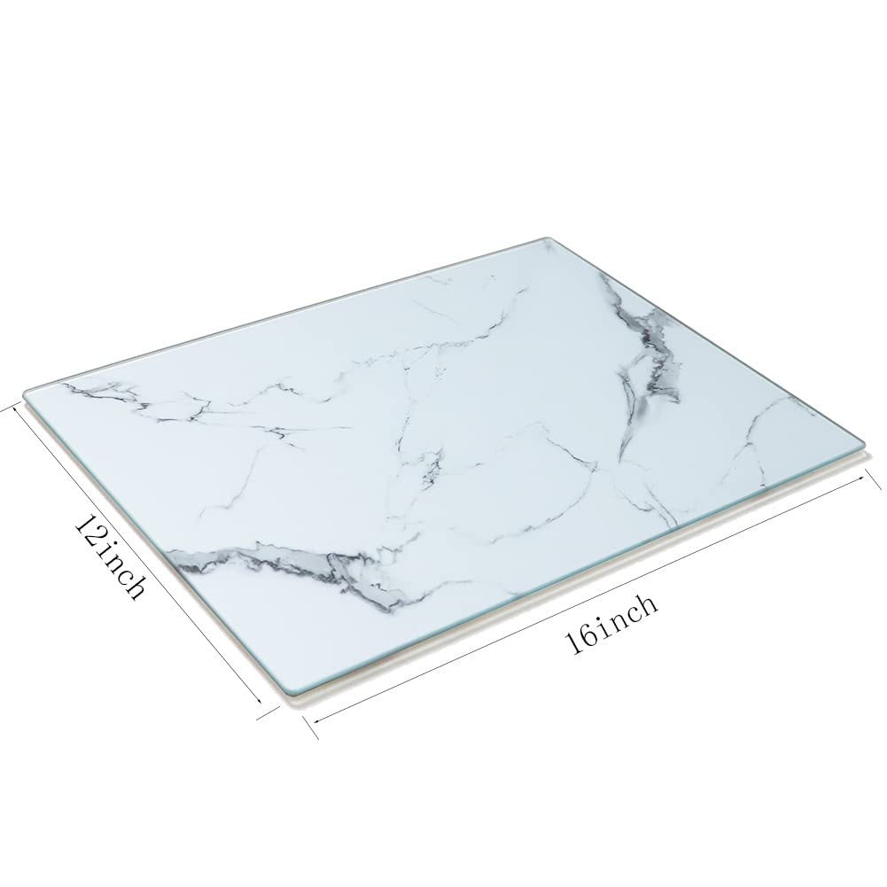 JAMBALAY Tempered Glass Cutting Board