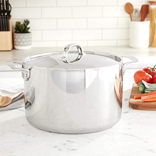 Viking Culinary 3-Ply Stainless Steel Stock Pot