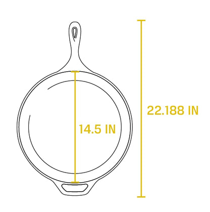 Lodge Cast Iron Pre-Seasoned Skillet