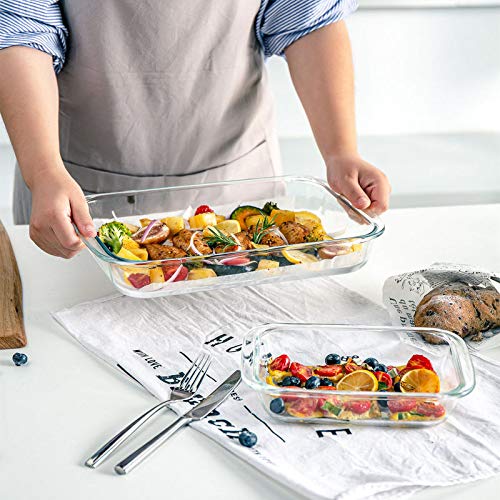 8-Piece Deep Glass Baking Dish Set