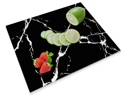 JAMBALAY Tempered Glass Cutting Board