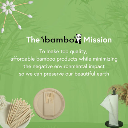 100% Bamboo Cutlery Set