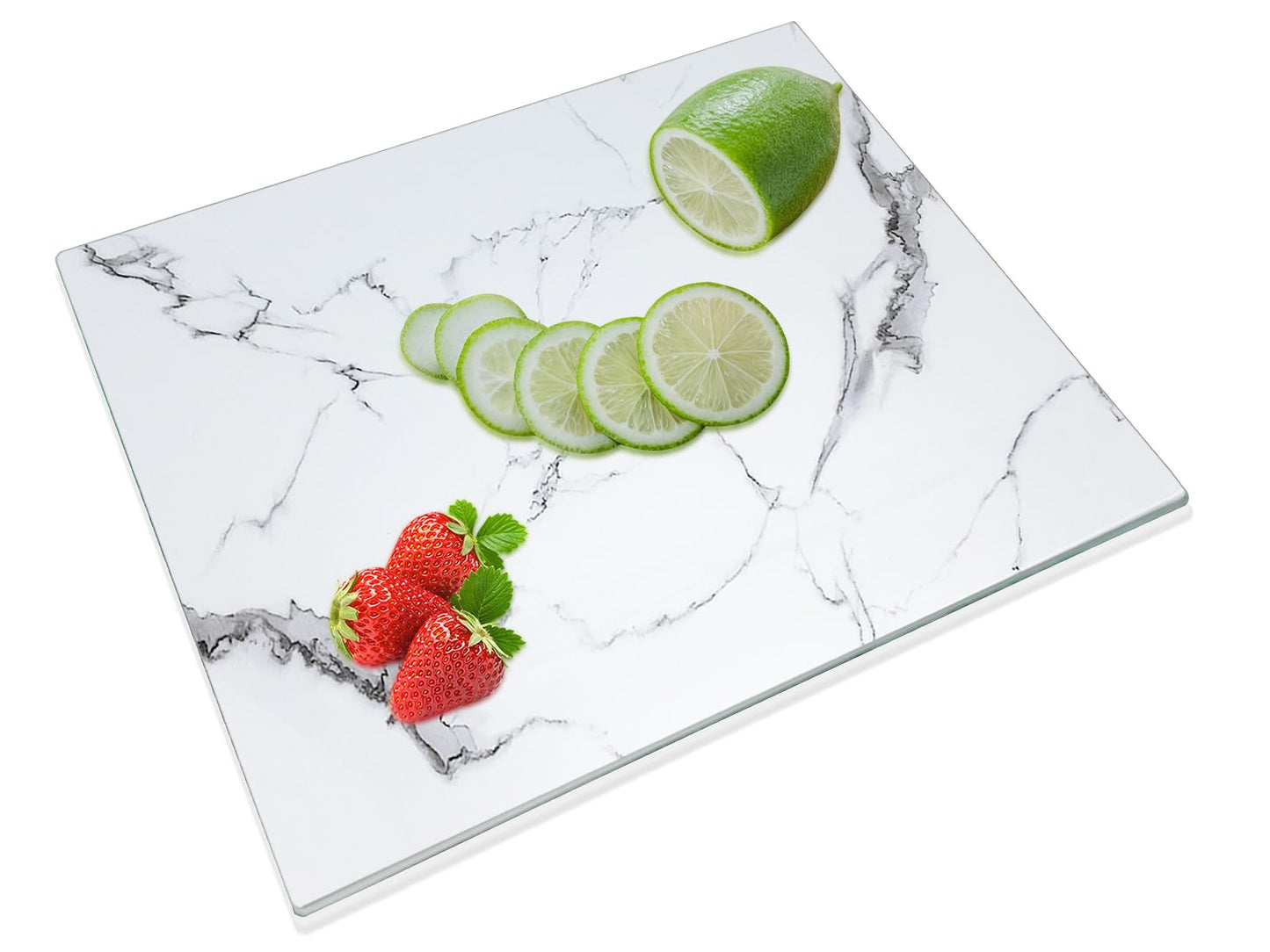 JAMBALAY Tempered Glass Cutting Board