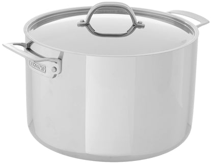 Viking Culinary 3-Ply Stainless Steel Stock Pot