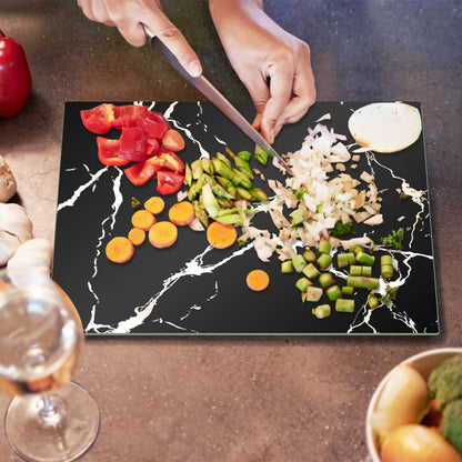 JAMBALAY Tempered Glass Cutting Board