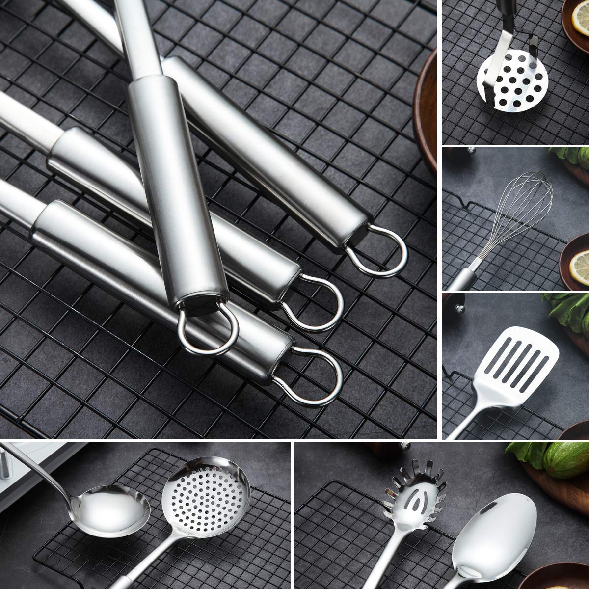 Berglander Cooking Stainless Steel Utensil Set