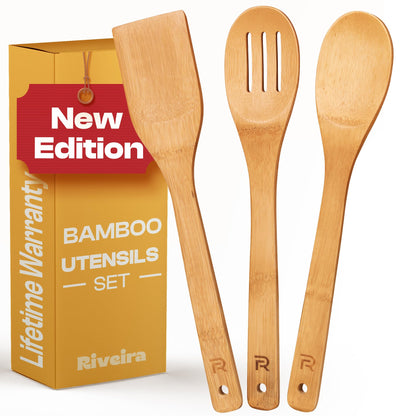 Riveira Bamboo Wooden Spoons