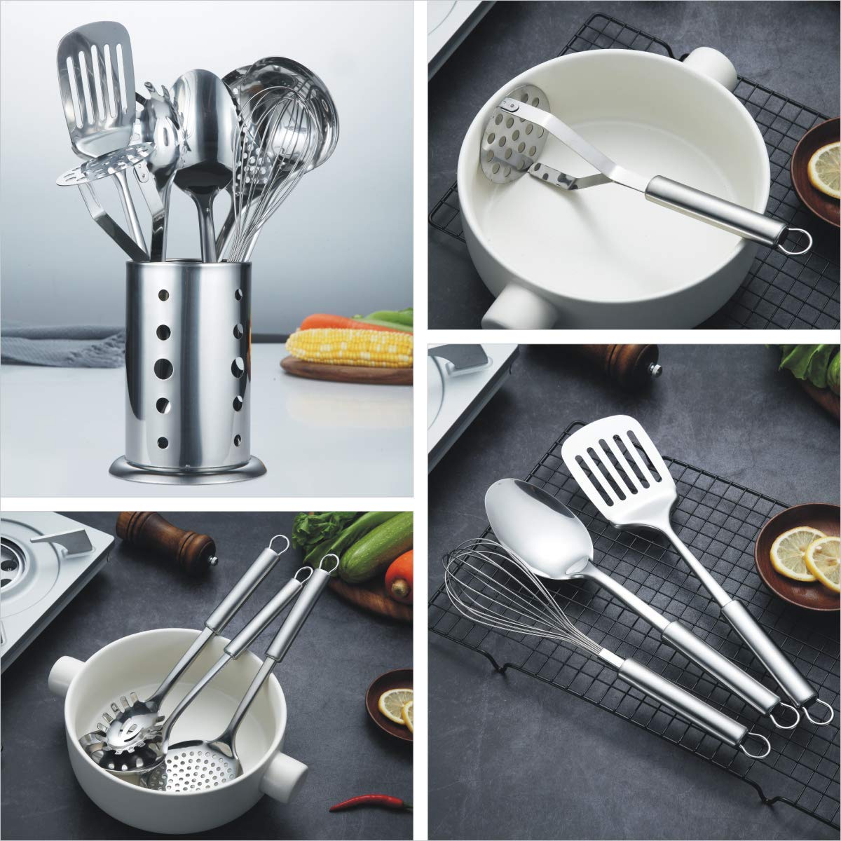 Berglander Cooking Stainless Steel Utensil Set