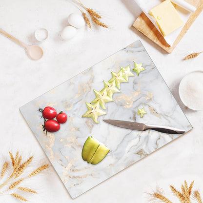 JAMBALAY Tempered Glass Cutting Board