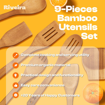 Riveira Bamboo Wooden Spoons