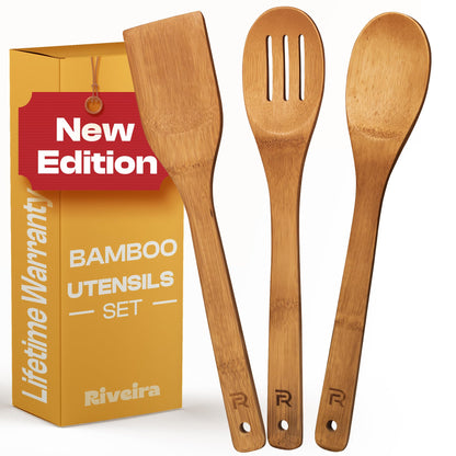 Riveira Bamboo Wooden Spoons