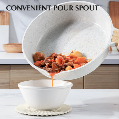 SENSARTE Nonstick Ceramic Cookware Set