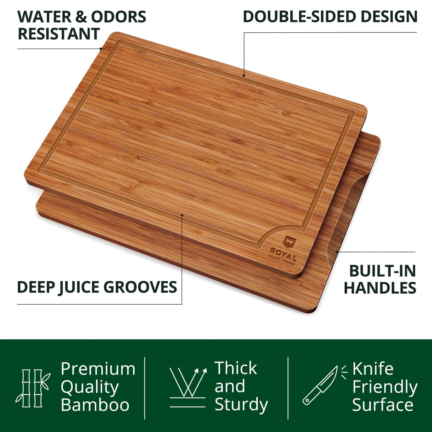 Bamboo Wooden Cutting Boards