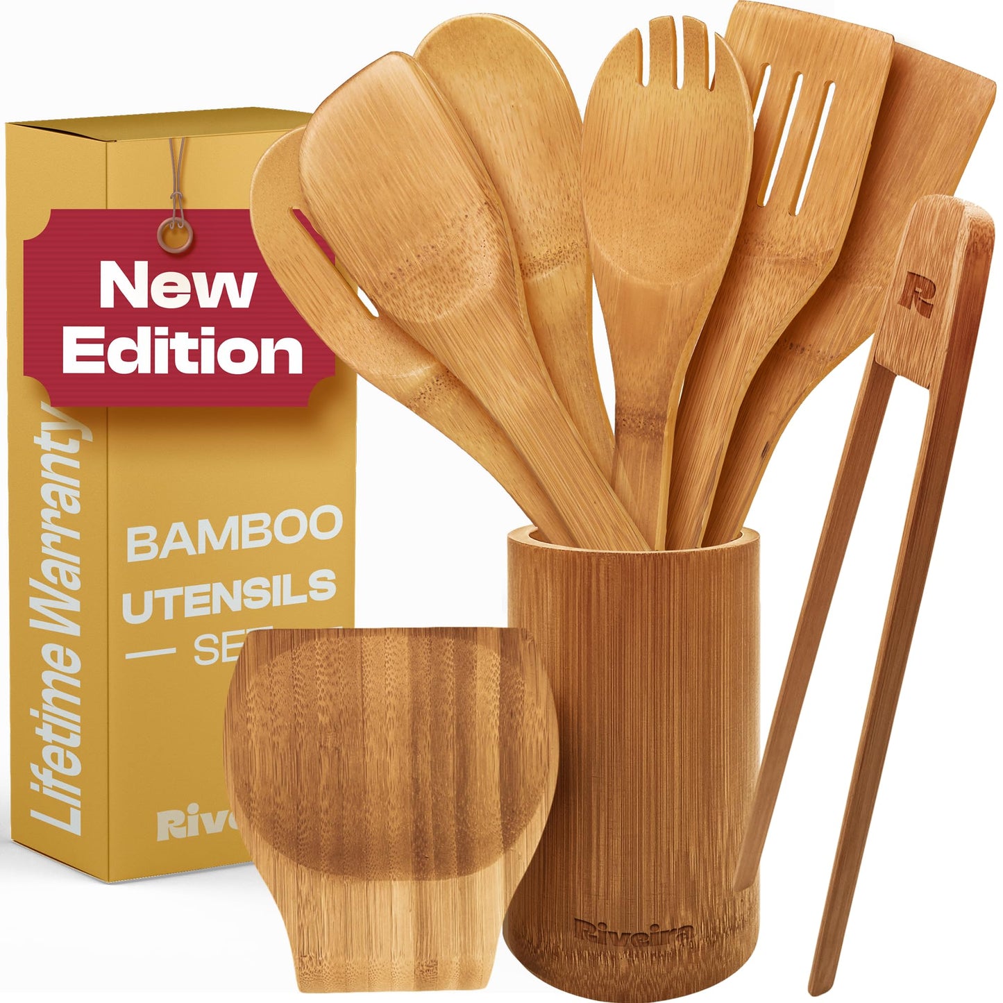 Riveira Bamboo Wooden Spoons