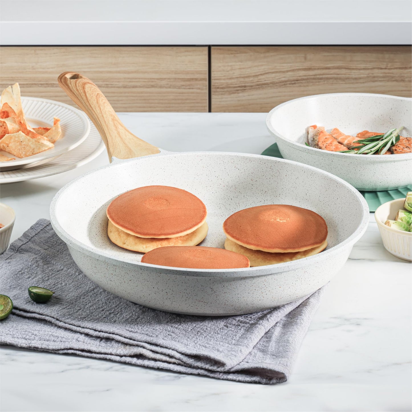 SENSARTE Nonstick Ceramic Cookware Set