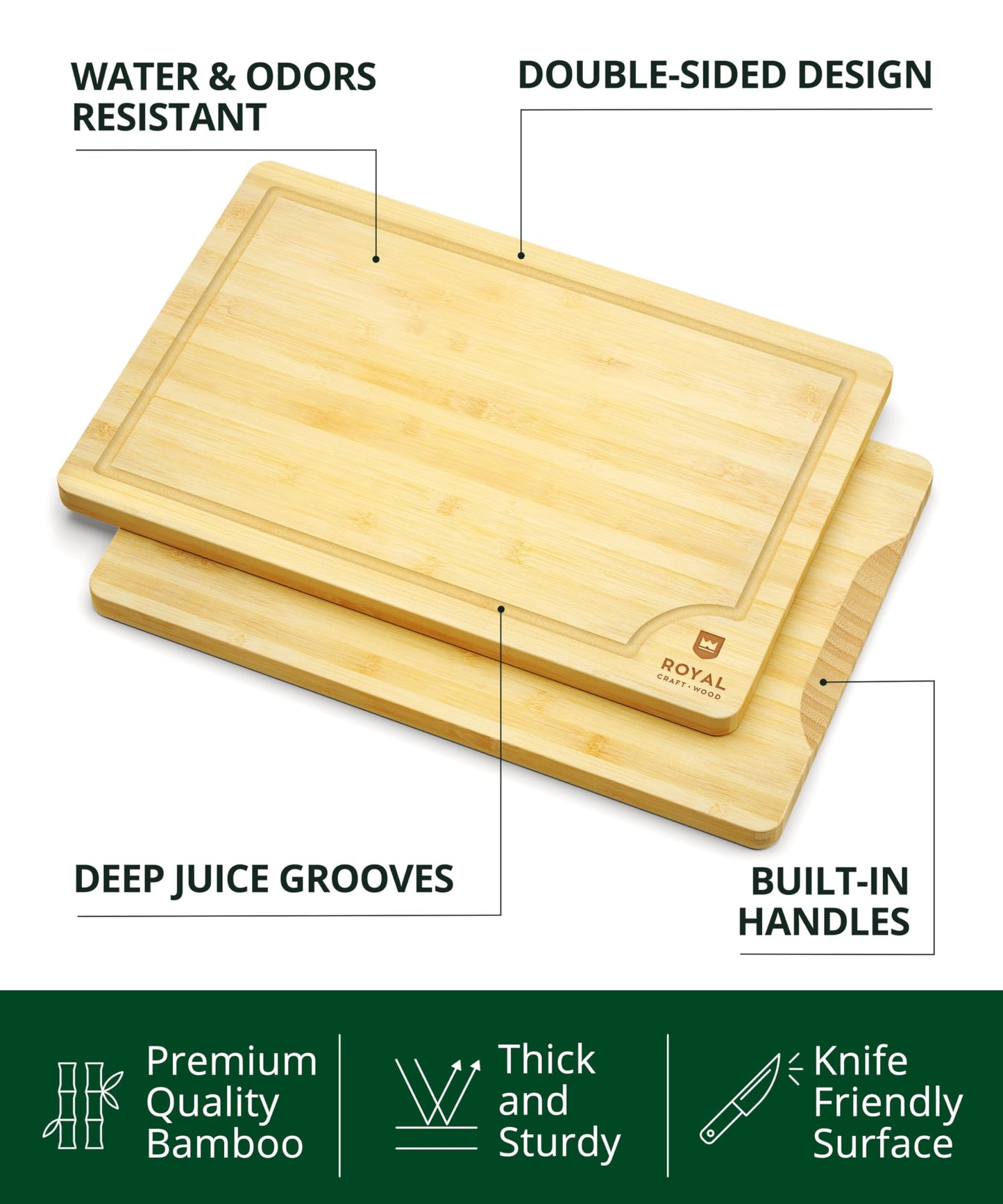 Bamboo Wooden Cutting Boards